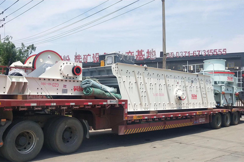 干石末加工機制砂設備廠家發(fā)貨圖